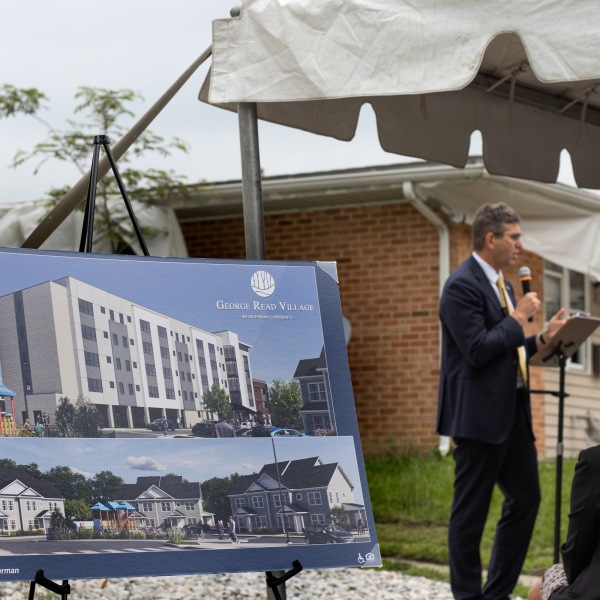 Ingerman joined the Newark Housing Authority and the Delaware State Housing Authority, along with state and local officials to celebrate the groundbreaking of George Read Village