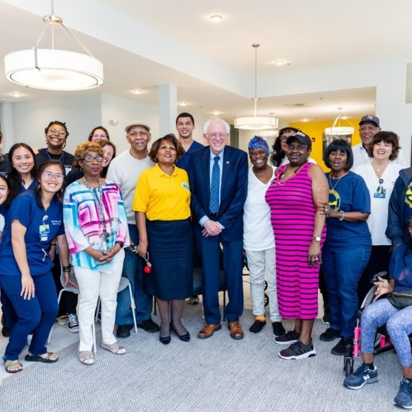 🙌U.S. Senator Bernie Sanders visited our Ingerman community, Greenmount & Chase, to meet with staff and residents after his meeting at Johns Hopkins University School of Nursing in East Baltimore to discuss the future of healthcare and nursing education. He made a point to stop by local community centers to discuss healthcare programs with local residents while he was in town. berniesanders