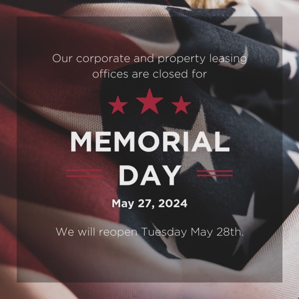 🌟Our corporate and property leasing offices will be closed in observance of Memorial Day on May 27, 2024. 🇺🇸 We’ll resume regular business hours on Tuesday, May 28th. Wishing everyone a reflective and respectful Memorial Day weekend! 🕊️✨ 

#MemorialDayWeekend #RememberAndHonor #OfficeHours #MemorialDay2024 #ingerman #memorialday #memorial